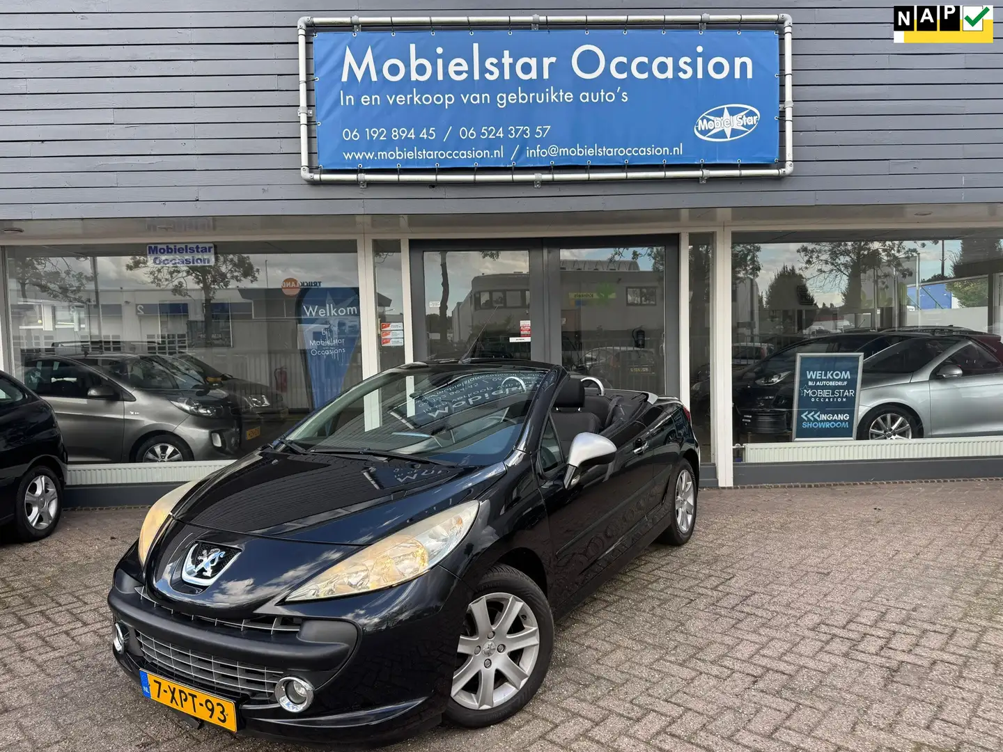Peugeot 207 CC 1.6 VTi / Airco / boekjes aanwezig / nieuwe APK Zwart - 1