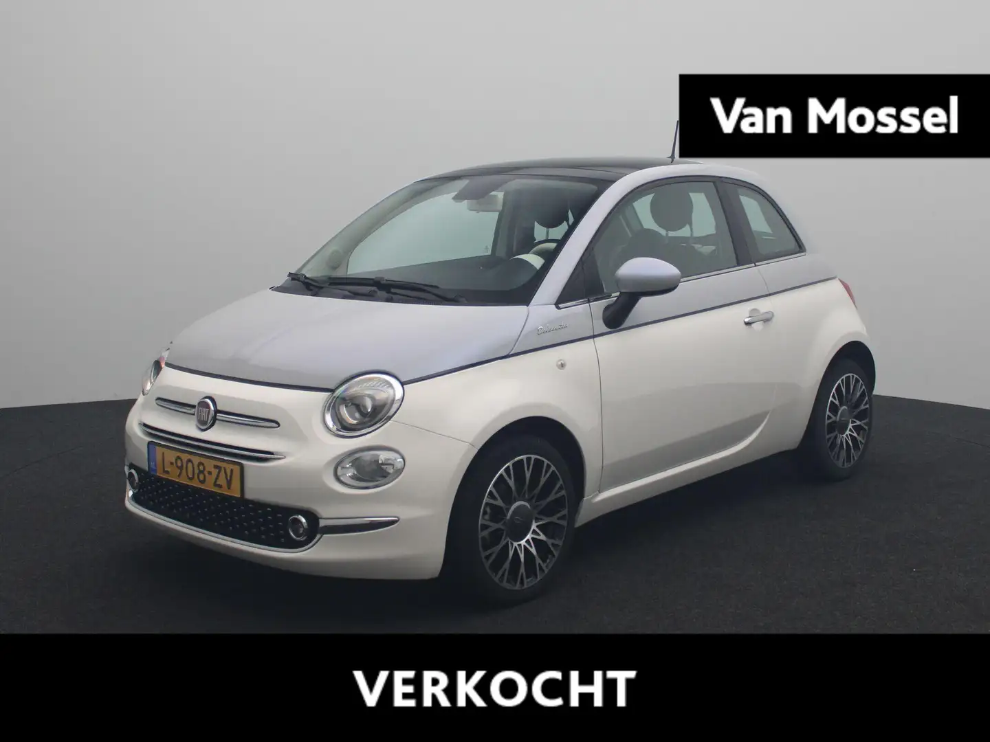Fiat 500 1.0 Hybrid Dolcevita | Panoramadak | Parkeersensor Blanc - 1