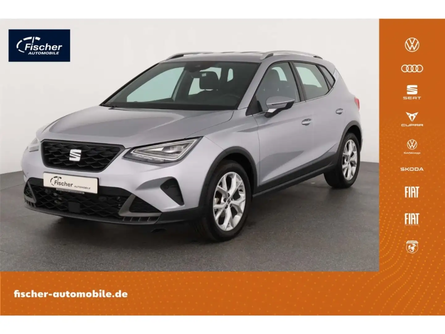 SEAT Arona 1.0 TSI FR AHK/NAV/LED/RFK/SH/Climatronic Silber - 1