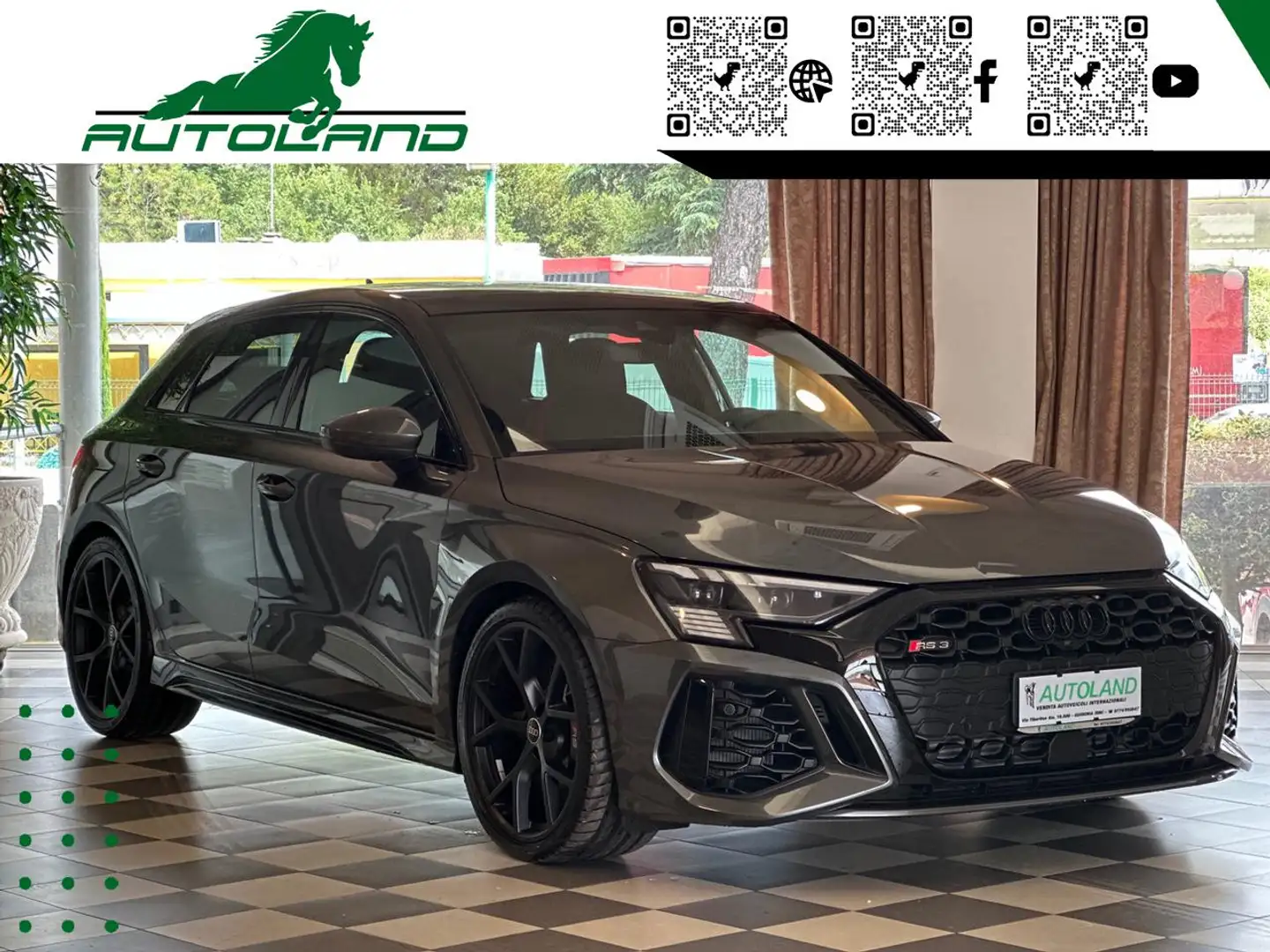 Audi RS3 SPB TFSI quattro S tronic*FullOptional*Tetto Grigio - 2