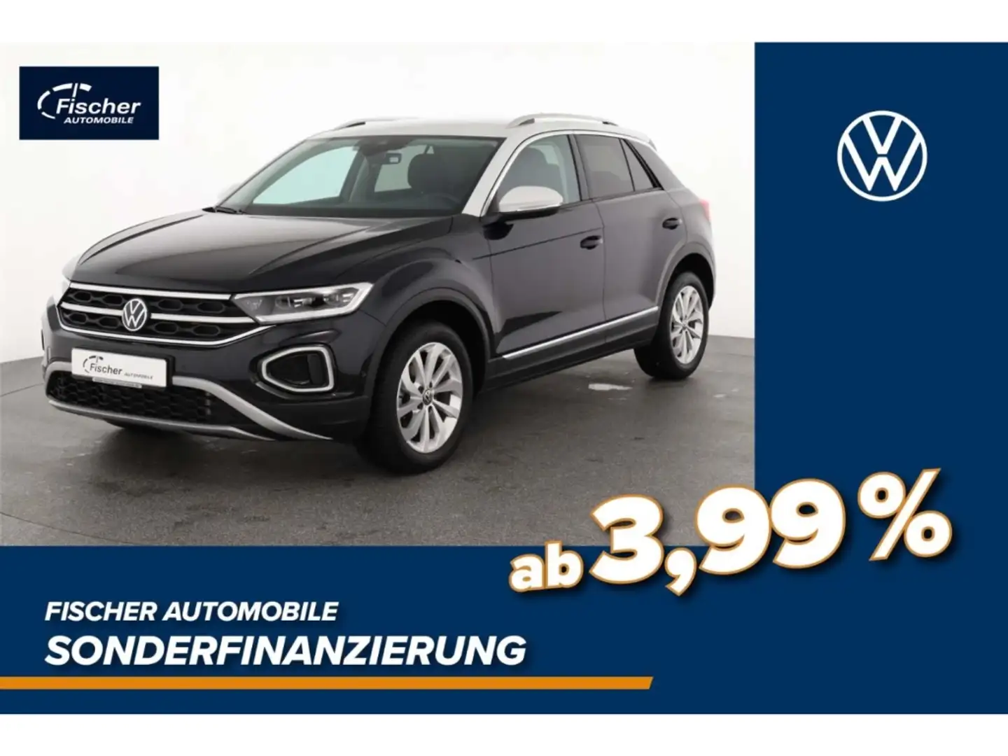Volkswagen T-Roc 1.5 TSI Style Schwarz - 1