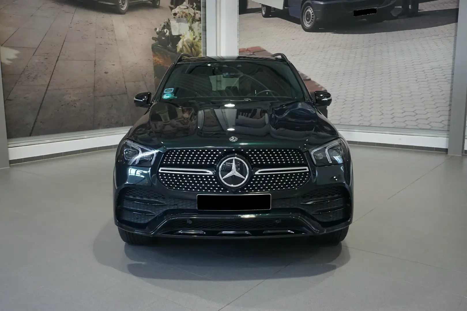 Mercedes-Benz GLE 450 AMG Burm/AHK/MULTIBEAM/360/Pano/AIRMATIC/Stdhz/HUD Grün - 2