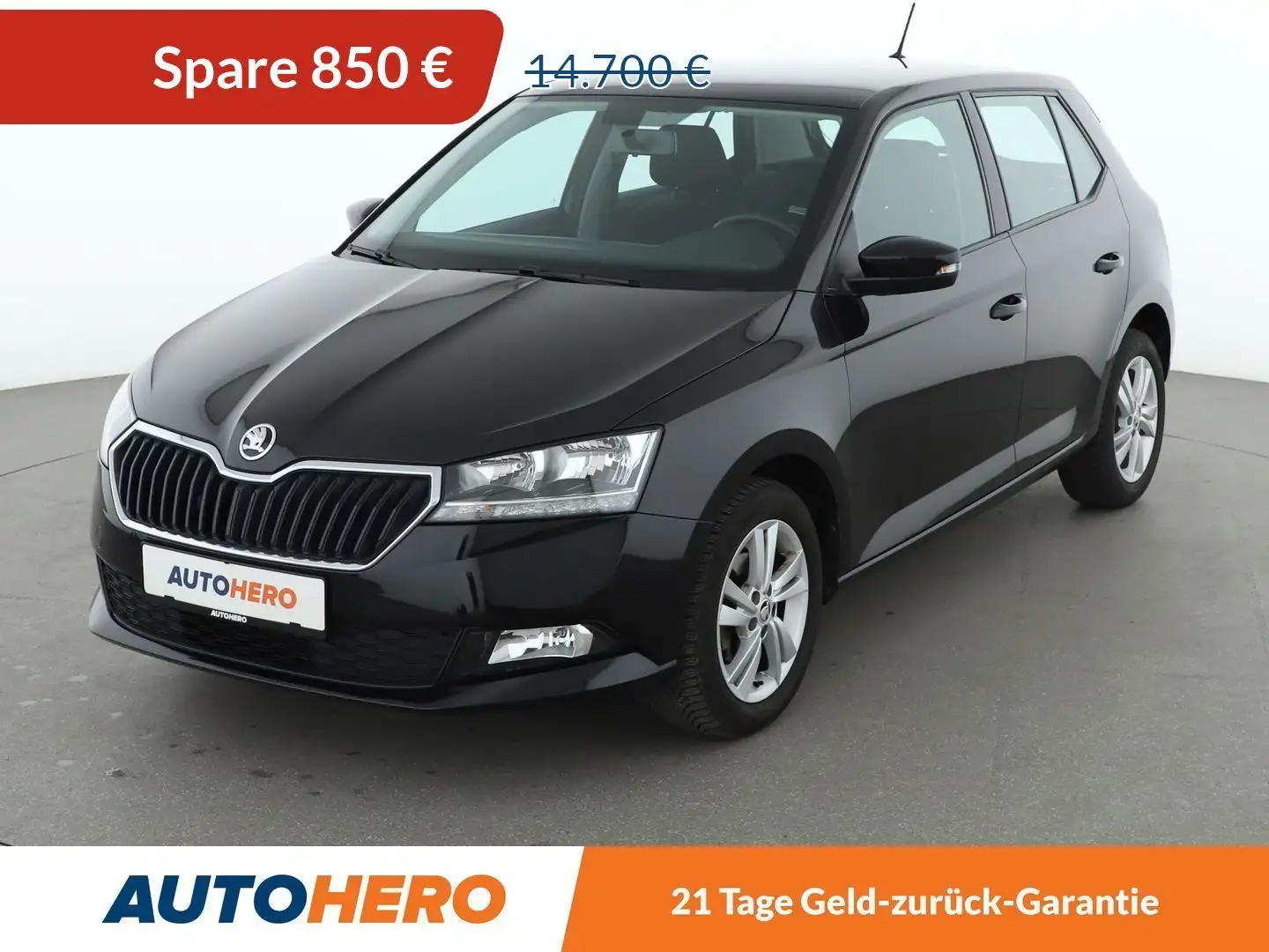 Skoda Fabia 1.0 TSI Ambition*TEMPO*PDC*SHZ*KLIMA*GARANTIE* Schwarz - 1