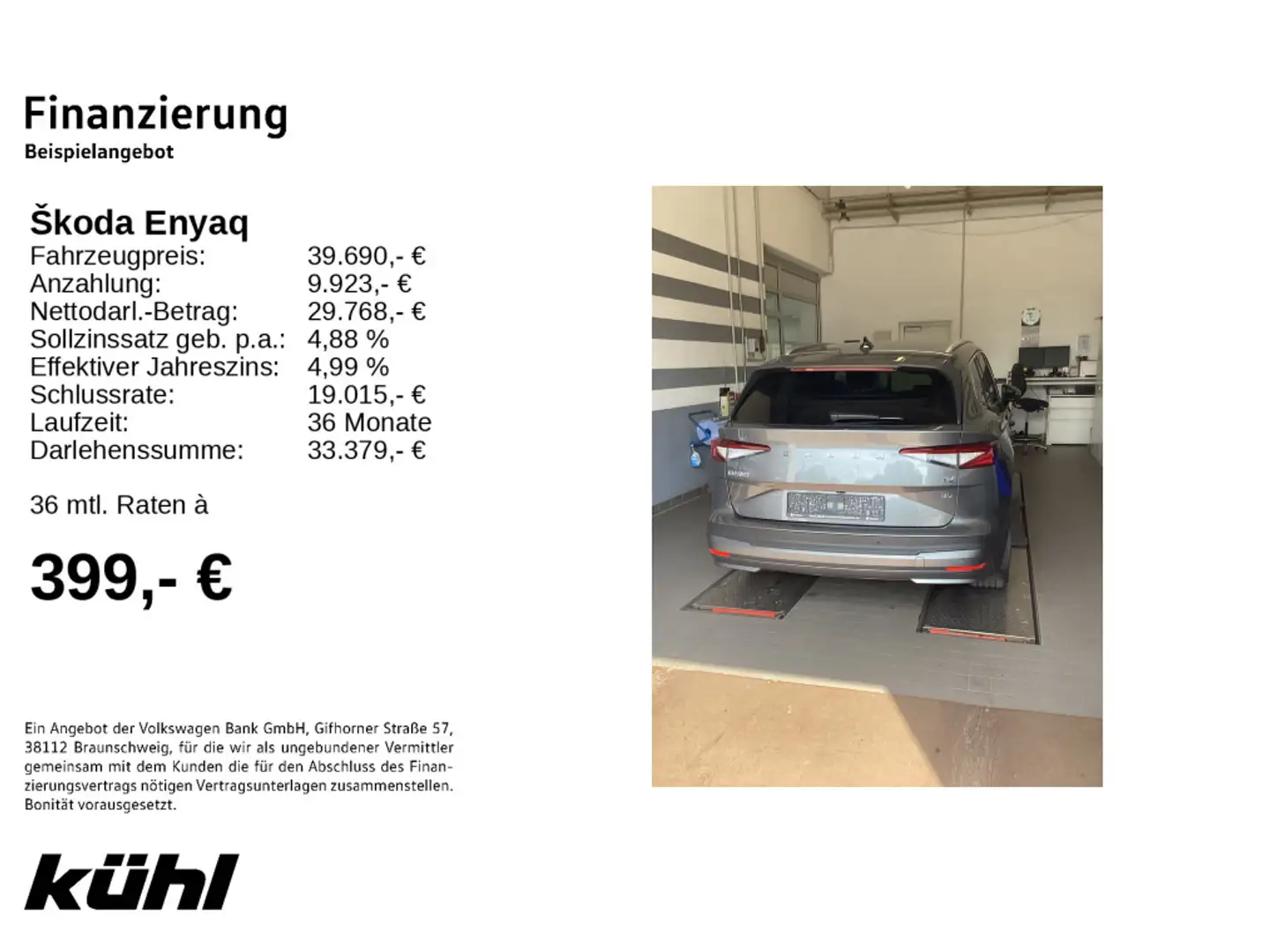 Skoda Enyaq IV 80 Loft AHK,Wärmepumpe,Canton,LM19 Grau - 2