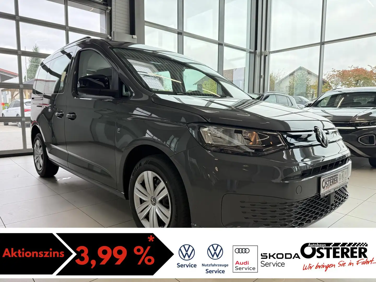 Volkswagen Caddy 1,5 TSI 75 Jahre Edition 5 Jahre Garantie App Conn Grau - 1