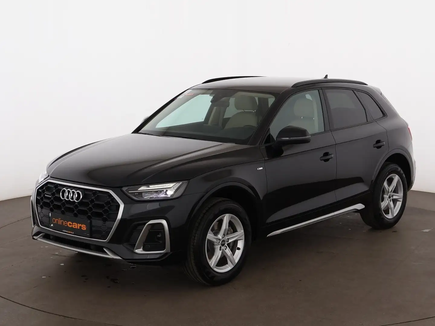 Audi Q5 40 TDI quattro S-Line Aut LED AHK LEDER NAVI Schwarz - 2