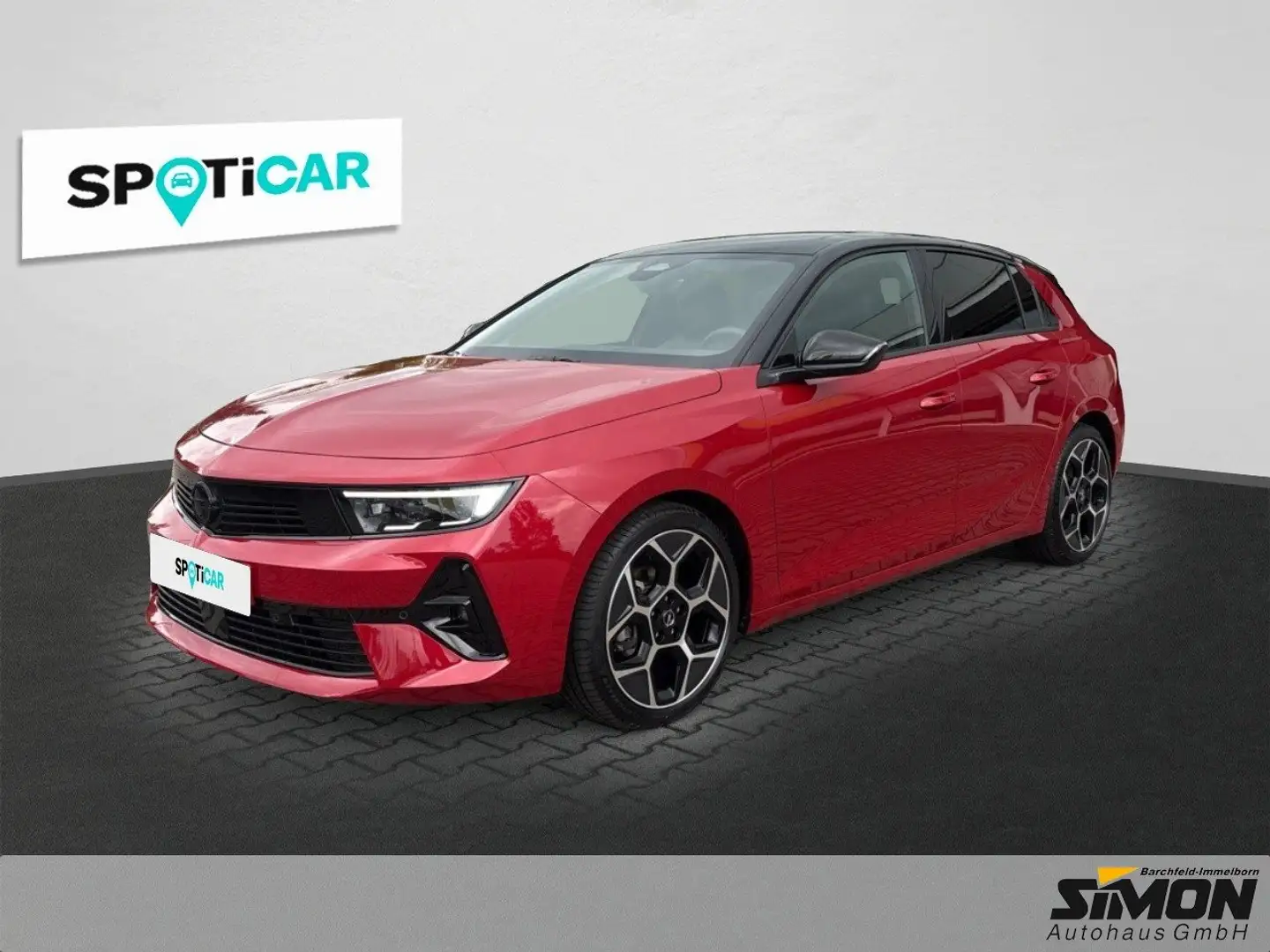 Opel Astra 1.2 Turbo Automatik Ultimate / HeadUp, Navi, LED Rouge - 1