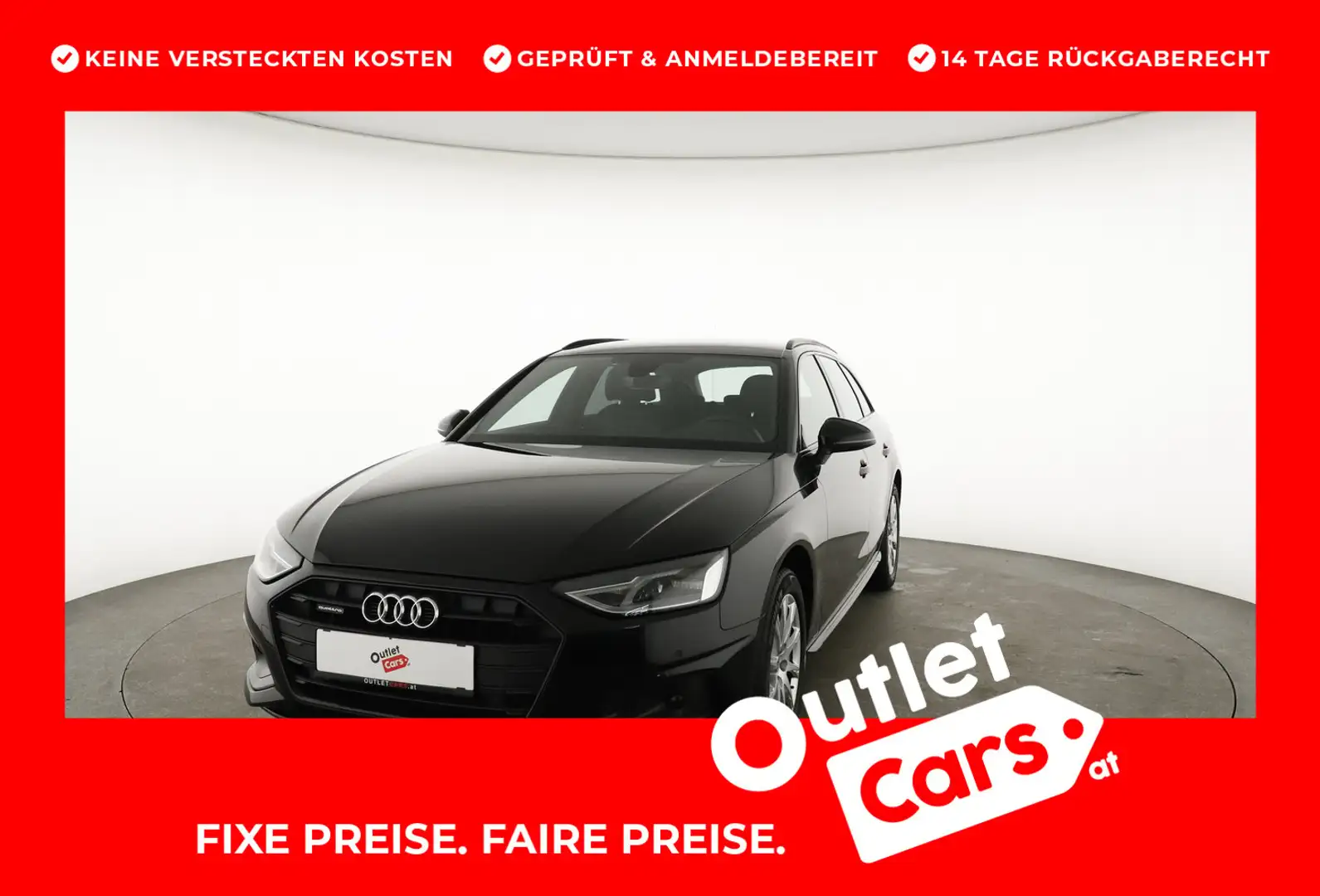Audi A4 40 TDI advanced quattro Noir - 1