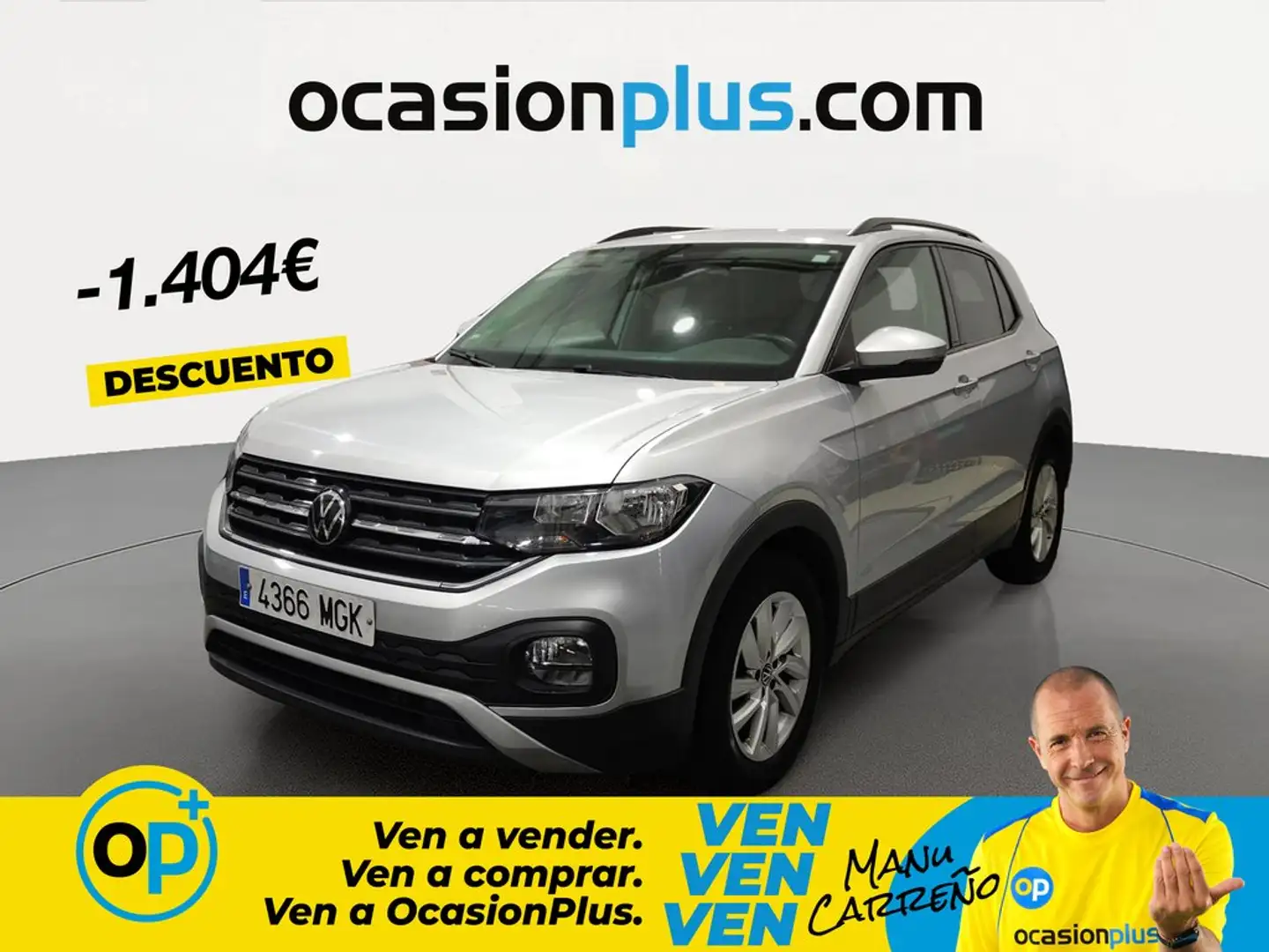 Volkswagen T-Cross 1.0 TSI Advance 81kW Gris - 1