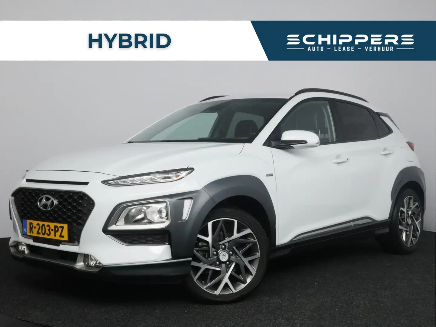 Hyundai KONA 1.6 GDI HEV Fashion Navi | Camera | Trekhaak Blanc - 1