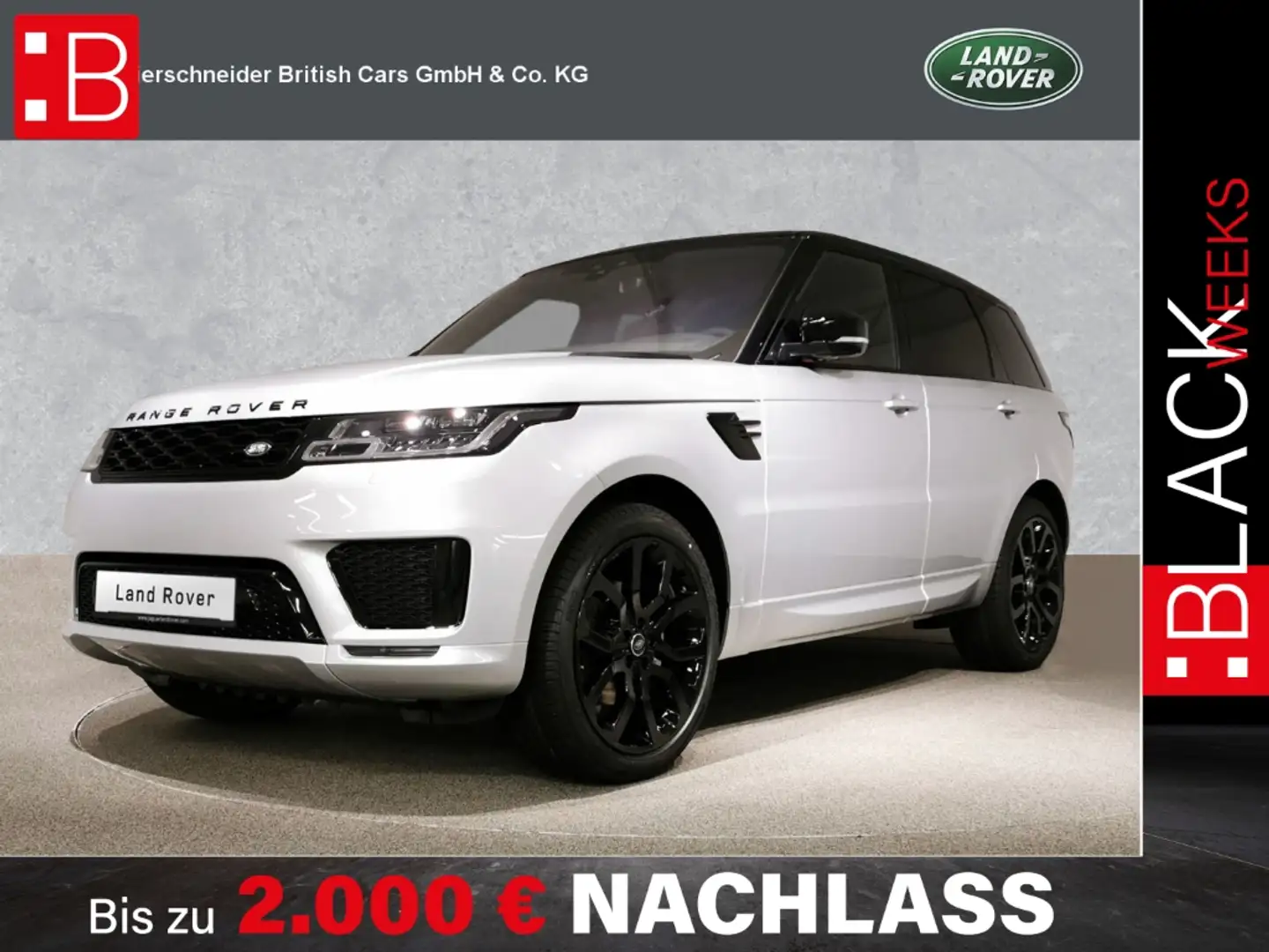 Land Rover Range Rover Sport SDV6 HSE Dynamic 570,- OHNE ANZAHLUNG Silber - 1