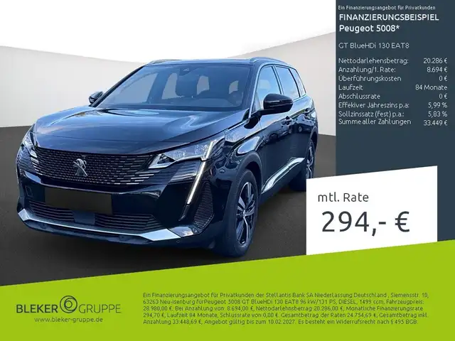 Peugeot 5008 GT BlueHDi 130 EAT8