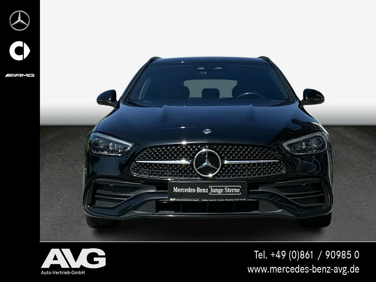 Mercedes-Benz C 220 C 220 d 4M T AMG Pano 360° Distronic AHK Night Schwarz - 2