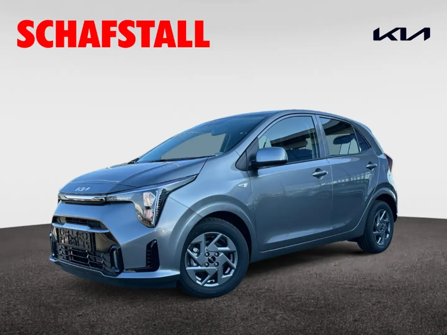 Kia Picanto PE 1.2 MT VISION Navi  Klima SHZ Privat LenkradHZG Grau - 1