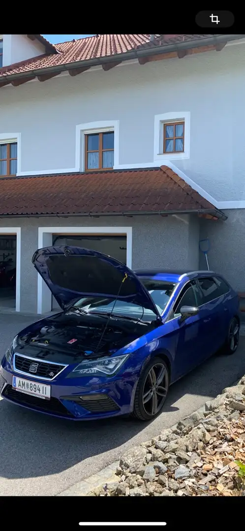 SEAT Leon FR 2,0 TDI DSG 4Drive Blau - 1