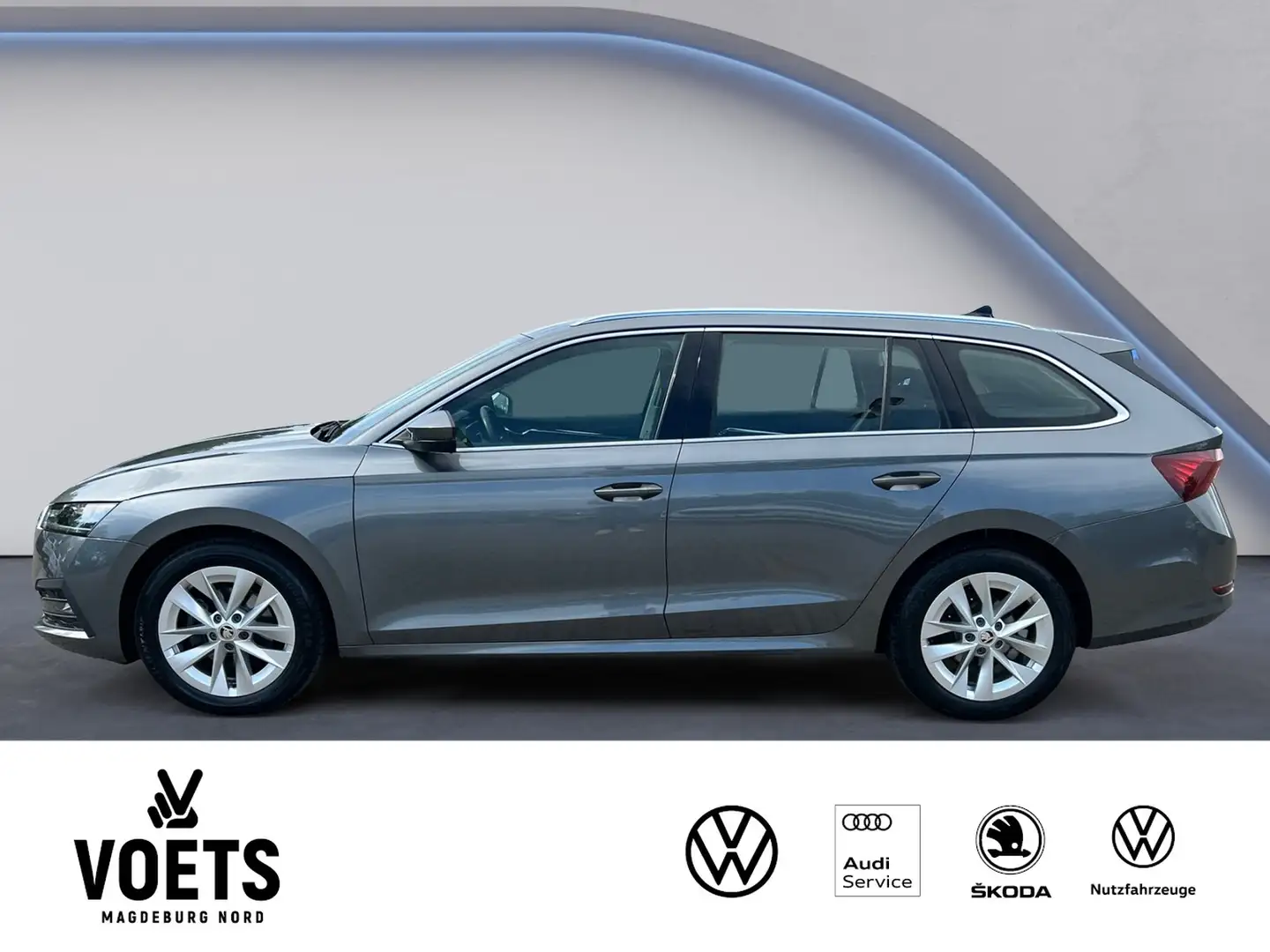 Skoda Octavia Combi 2.0TDI STYLE DSG Gris - 2