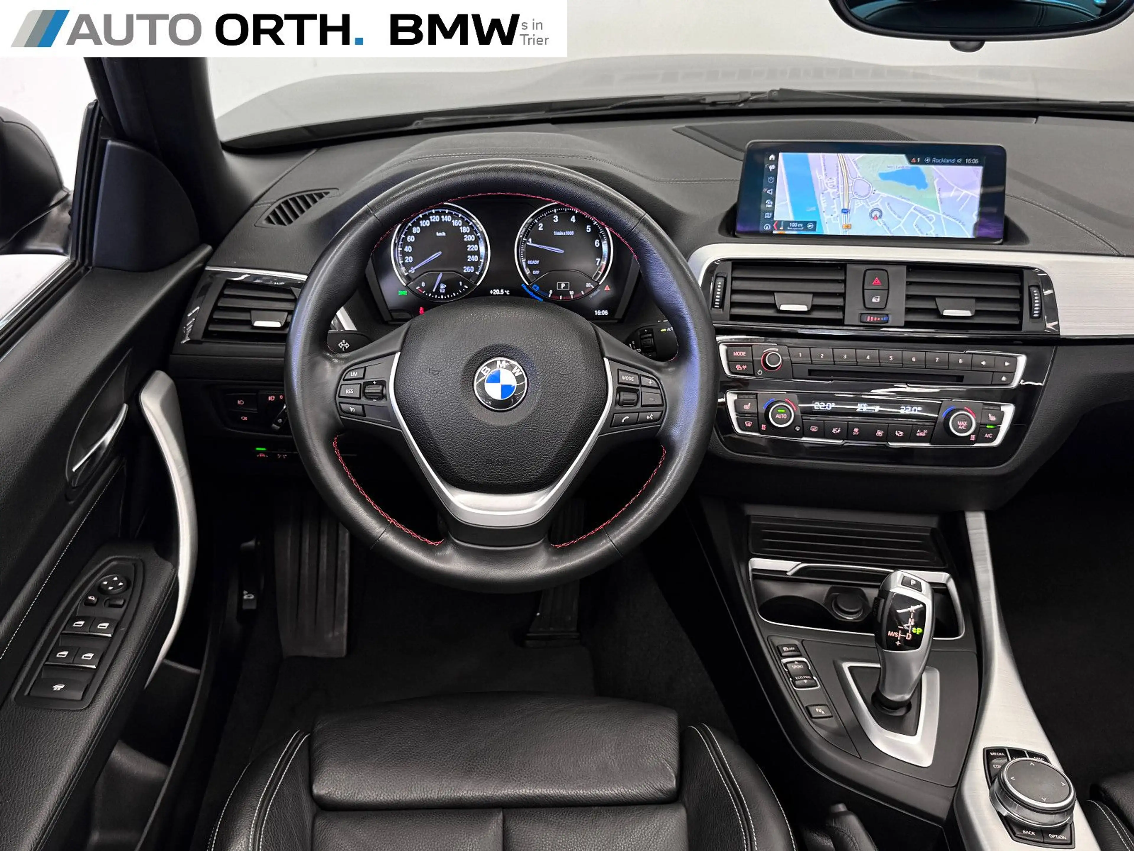 BMW 220 i Cabrio AUT. SPORT-LINE LEDER NAVI-P LED RFK — photo 12