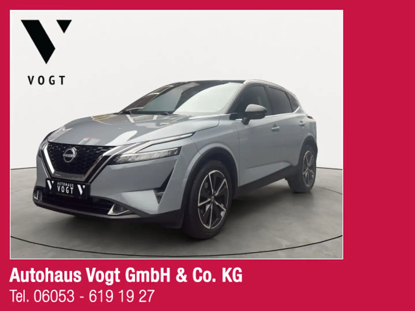 Nissan Qashqai Tekna+°LEDER°BOSE°PANO°360°KAM°NAVI°AHK° Grau - 1