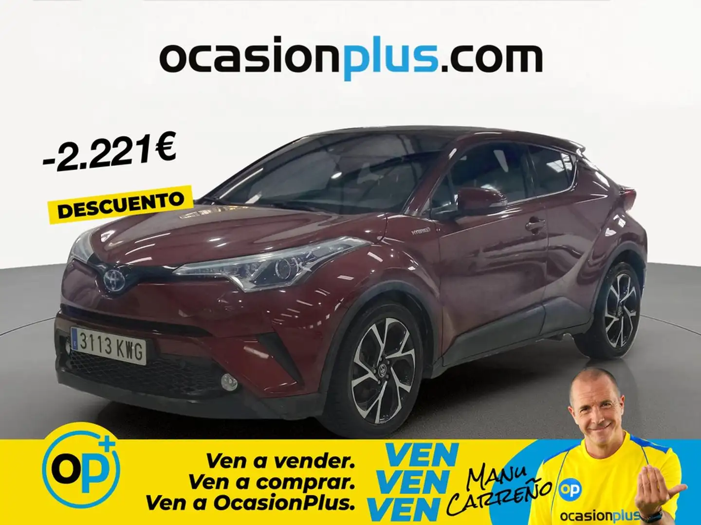 Toyota C-HR 125H Advance Rojo - 1