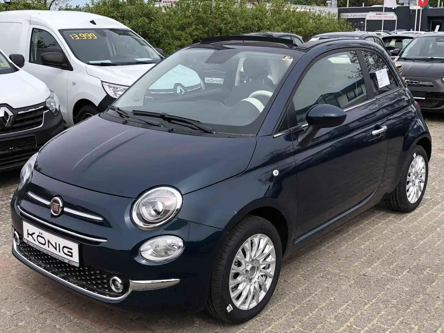 Fiat 500C Cabrio MY23 1.0 Dolcevita Navi PDC Klima Blau - 1