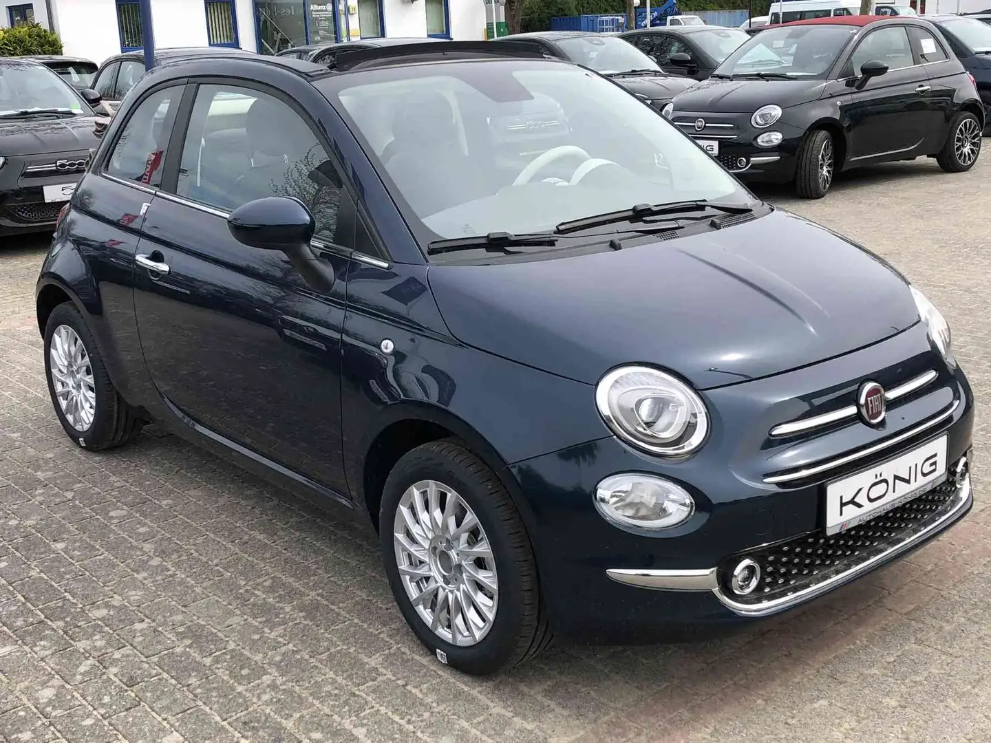 Fiat 500C Cabrio MY23 1.0 Dolcevita Navi PDC Klima Blau - 2