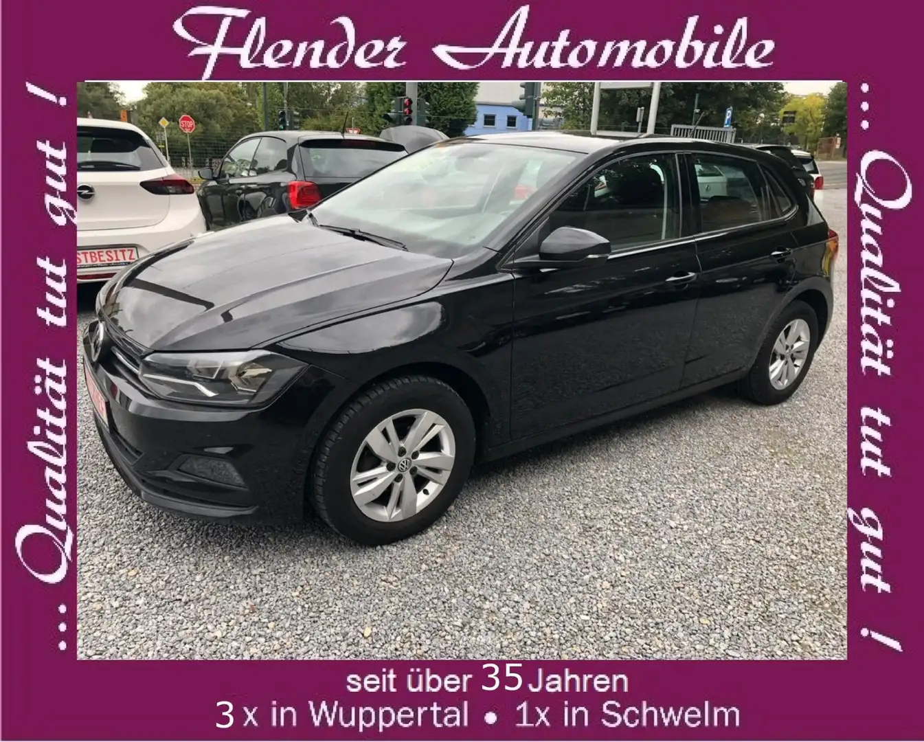 Volkswagen Polo VI Comfortline inkl. 3 Jahre Hausgarantie Schwarz - 1