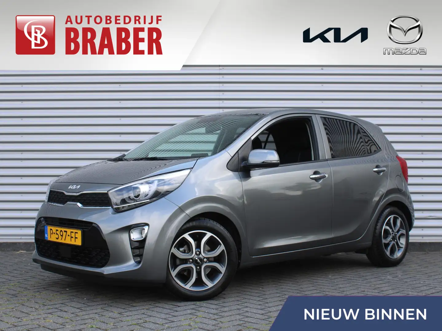 Kia Picanto 1.0 DPi DynamicPlusLine | Automaat | Camera | Draa Grijs - 1