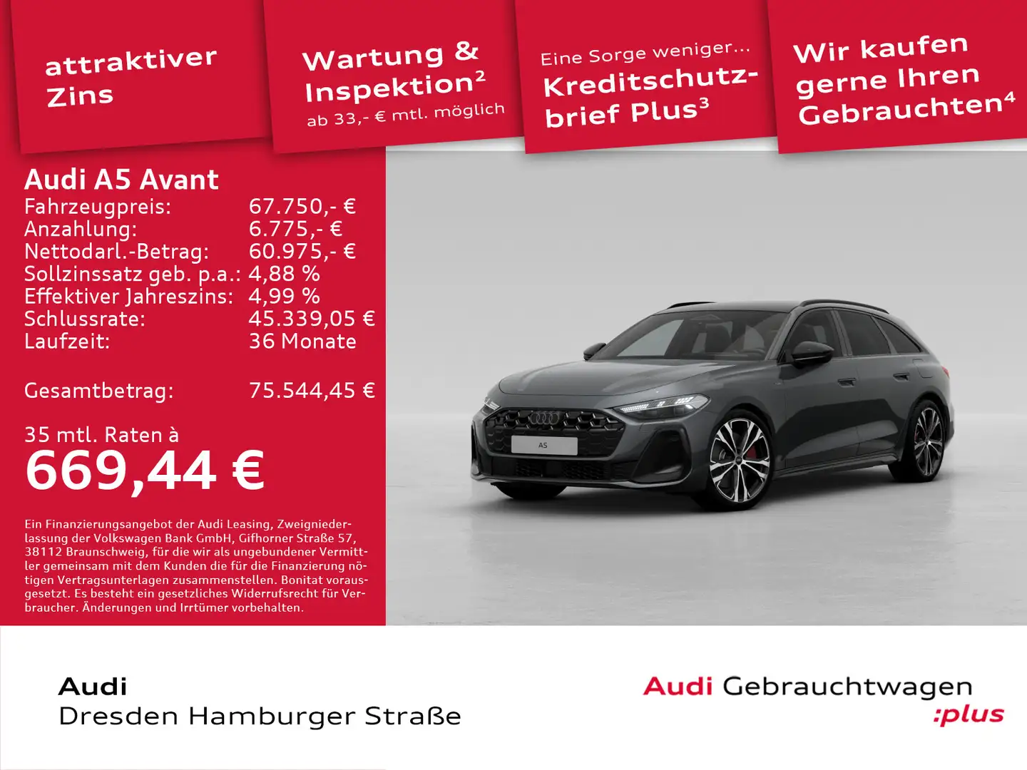 Audi A5 e-hybrid quattro 270 kW S tronic Grau - 1