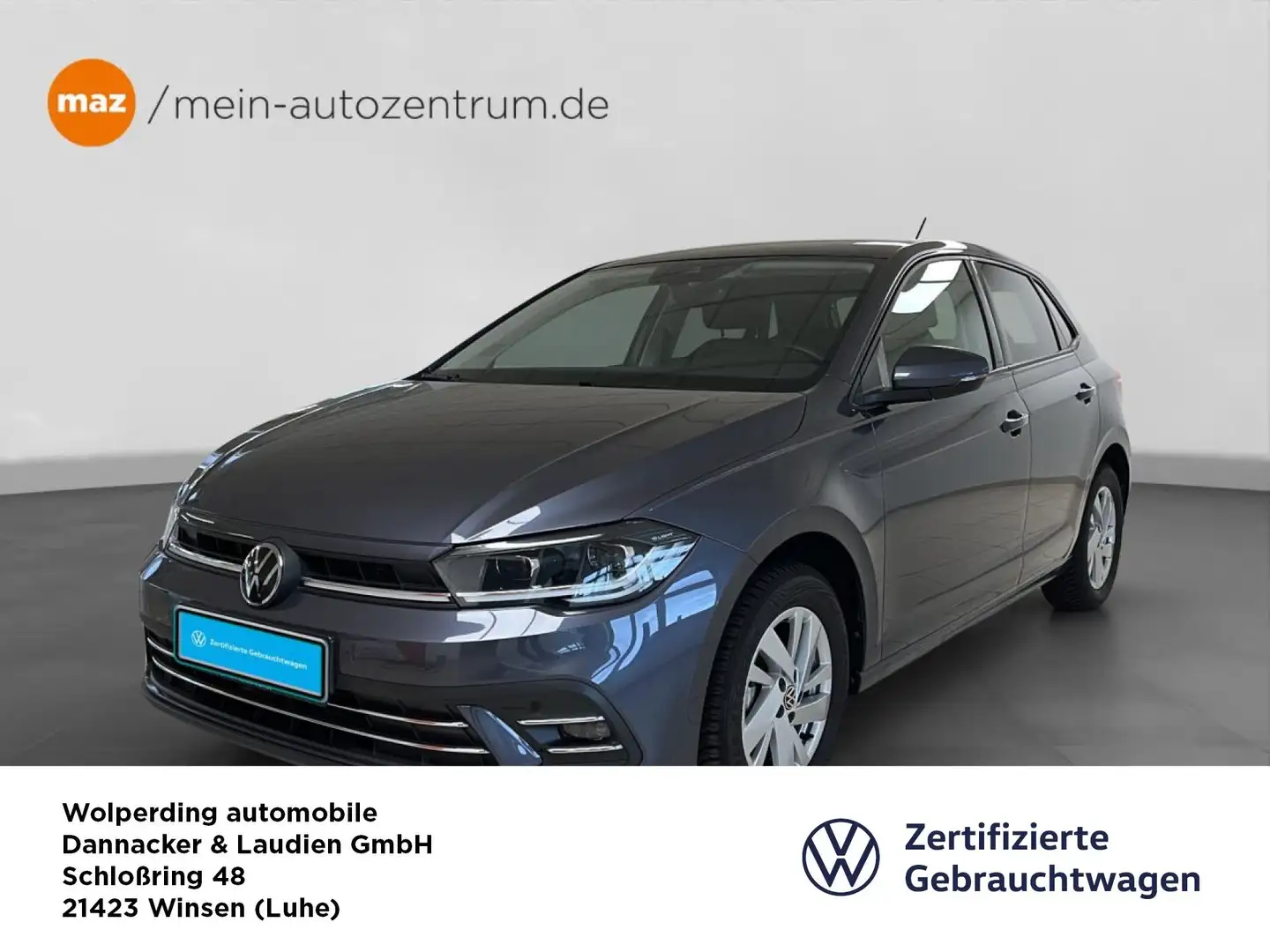 Volkswagen Polo 1.0 TSI DSG Style Bluetooth Navi LED Klima Grau - 1