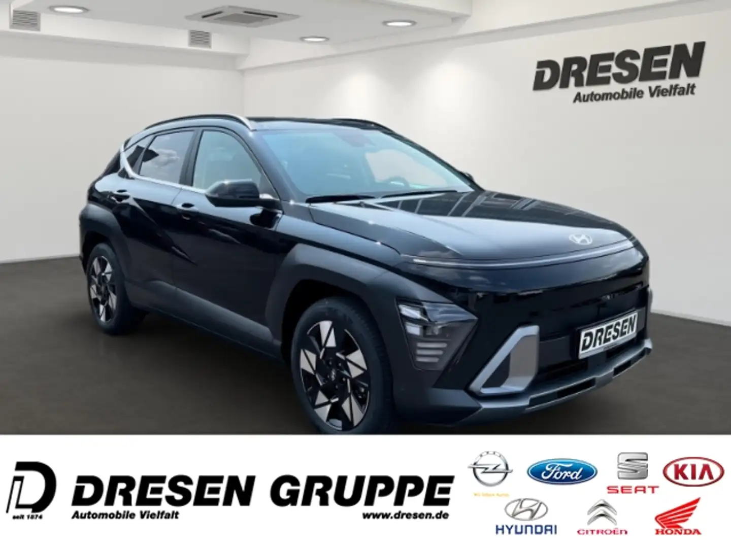 Hyundai KONA Trend HEV 1.6 GDI (129 PS) 6-DCT Navi PDC v+h Kame Černá - 2