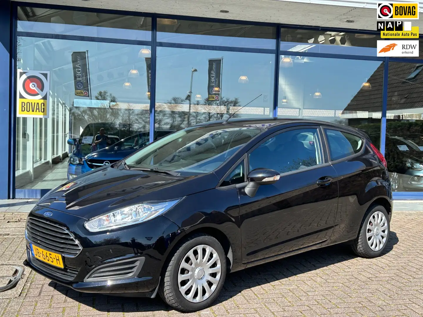 Ford Fiesta 1.0 Style Airco Navi Bluetooth Elek.Pakket NAP NL- Schwarz - 1
