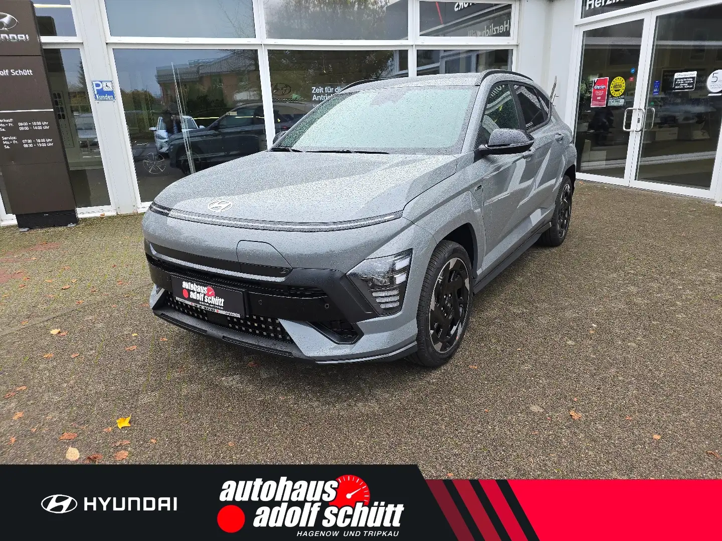 Hyundai KONA SX2 EV 65,4KWH N LINE EL. HECKKLAPP Gris - 1