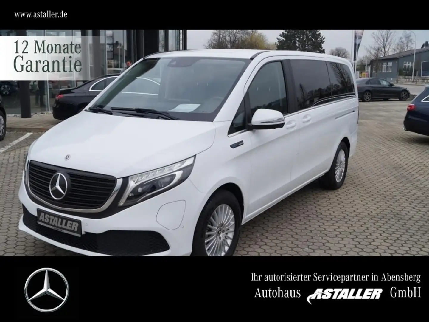 Mercedes-Benz EQV 300 300 Lang Avantgarde Line LED+360°+el Türen White - 1