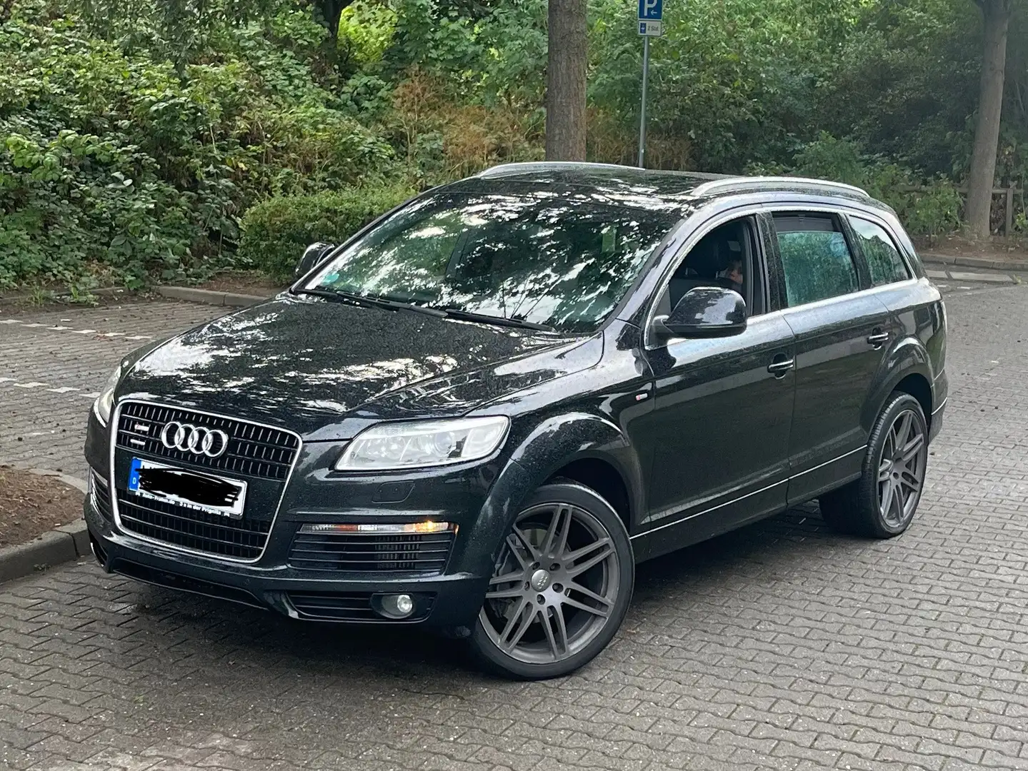 Audi Q7 3.0 TDI DPF quattro  S-line 7-Sitzer Voll Auss. Negru - 1