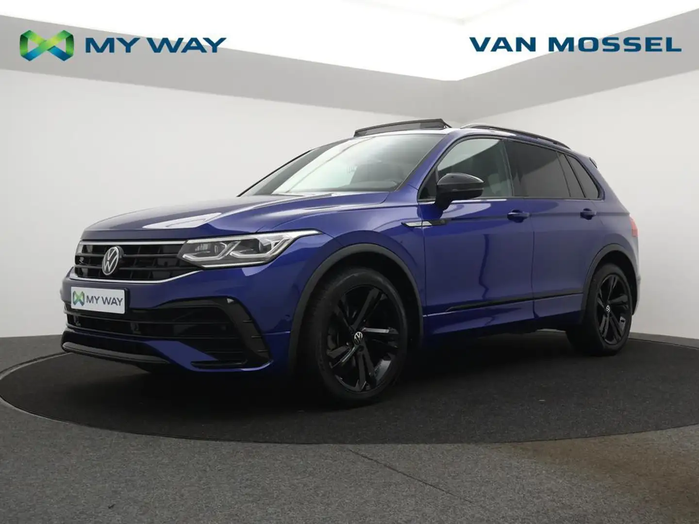 Volkswagen Tiguan Tiguan R-Line Business Premium 1.5TSI 150PK *AUTOMAAT*PANO DAK*R-LINE*PDC*NAVI*CRUISE*DIGITAL DASHBOARD*... Blauw - 1