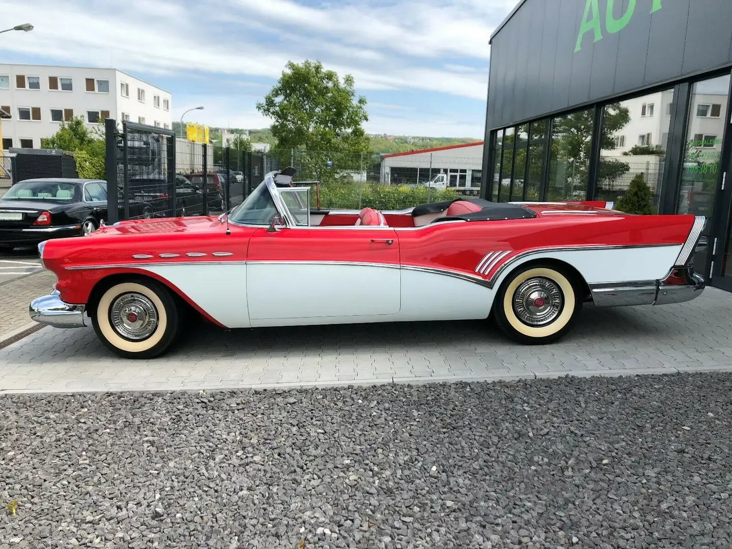 Buick Roadmaster C. Cabrio 1957 Komplettrestauration Rot - 2