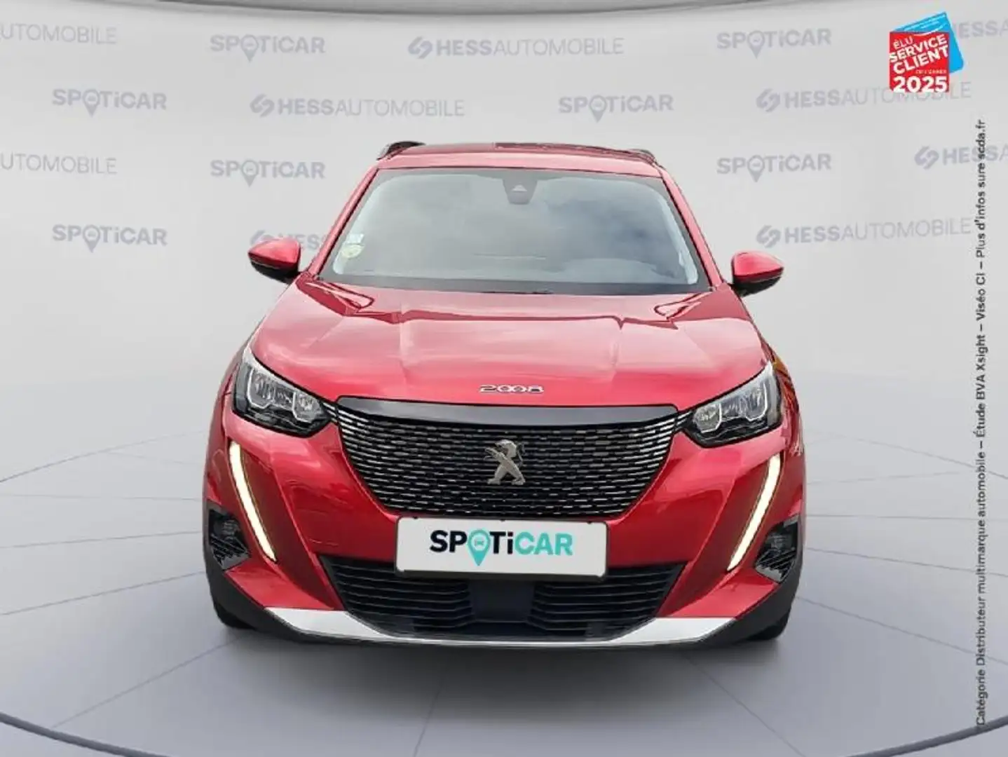 Peugeot 2008 1.5 BlueHDi 130ch S/S Allure Business EAT8 GPS Camera Attelage Rouge - 2