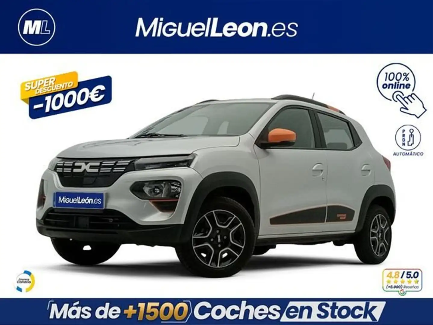 Dacia Spring Electric Expression 45 33kW Gris - 1