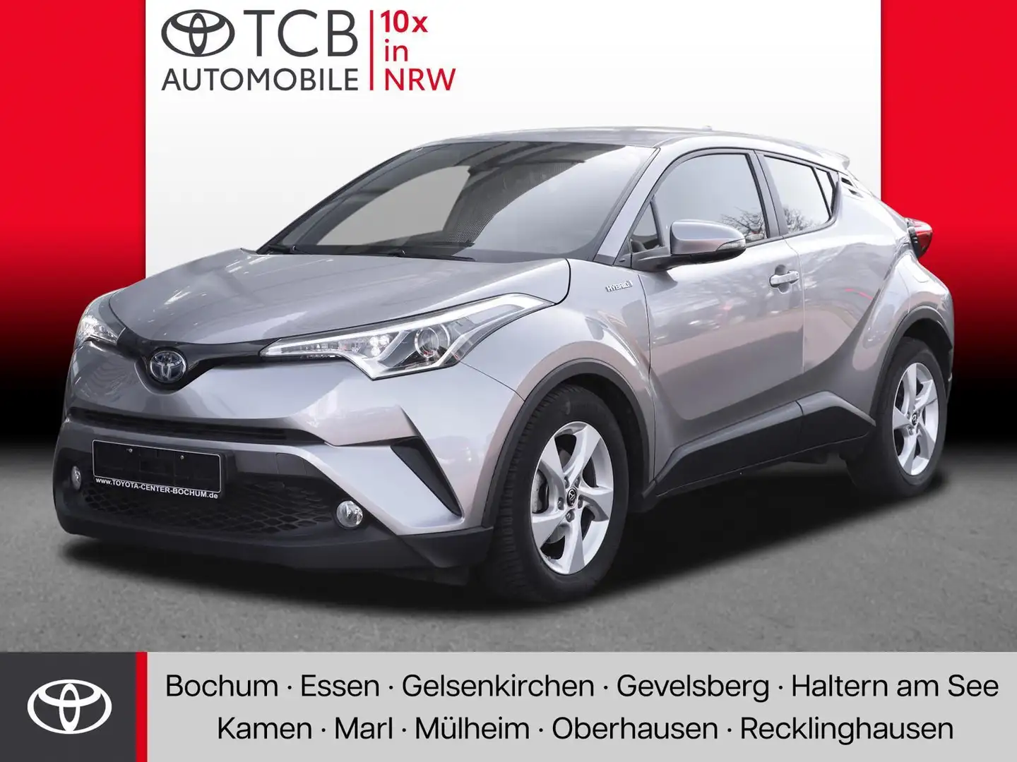 Toyota C-HR 1.8 Hybrid Flow SHZ KAMERA KLIMA LM BT Gris - 1