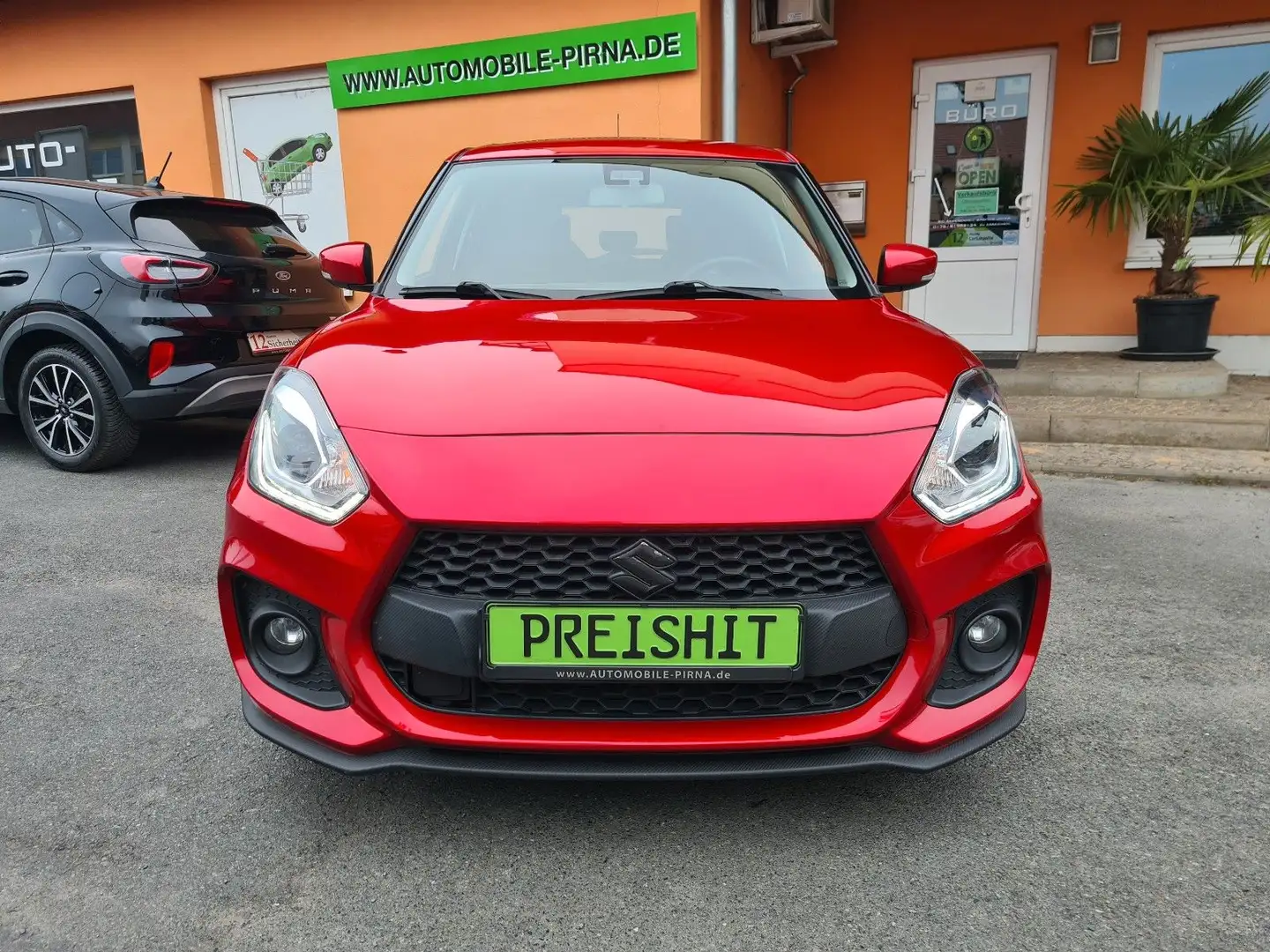 Suzuki Swift Sport 1.4 140PS 1.HD+wenig KM/NAVI+LED+CAM Rood - 2