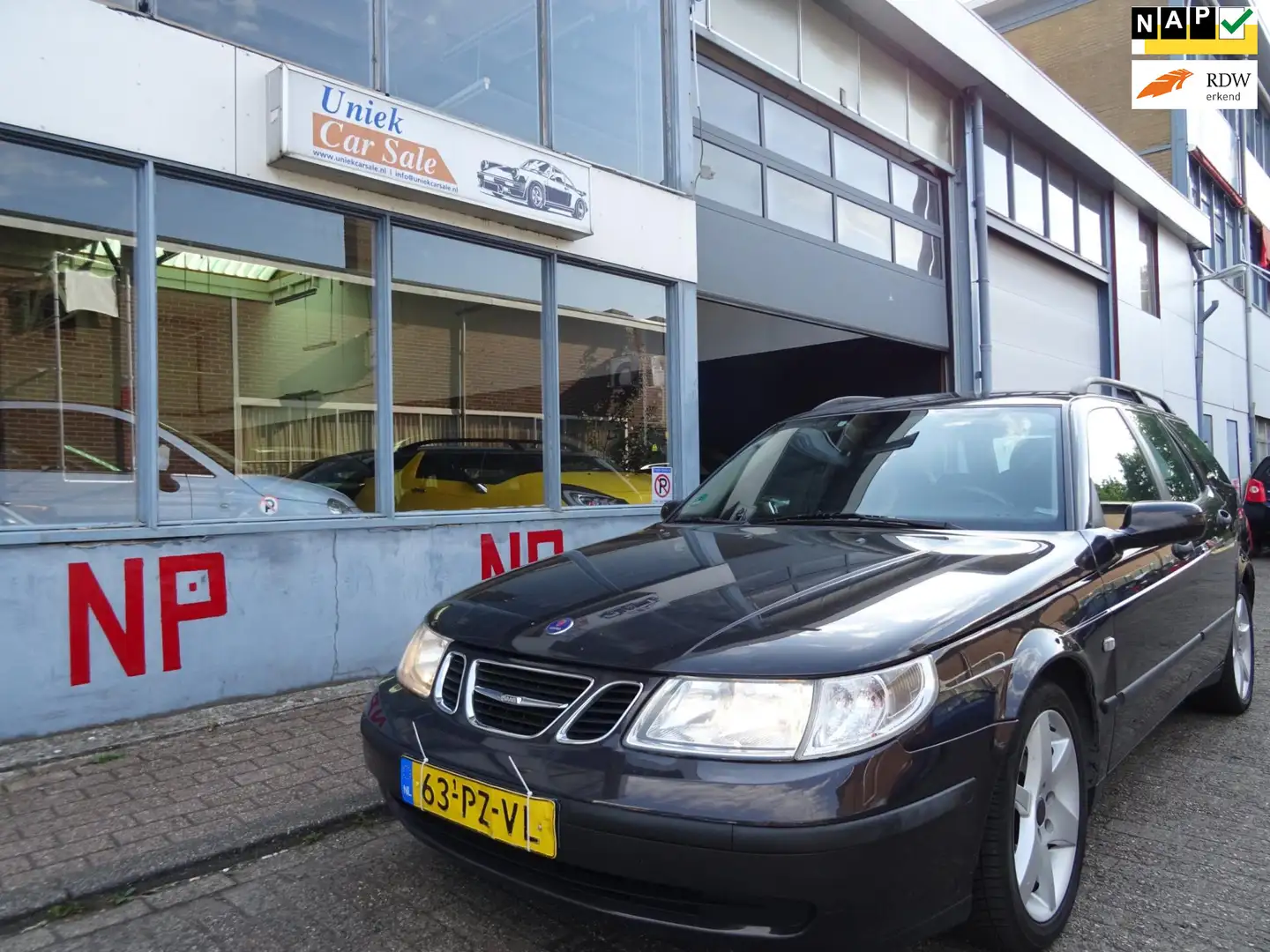Saab 9-5 Estate 2.3t Linear Business Pack Zwart - 1
