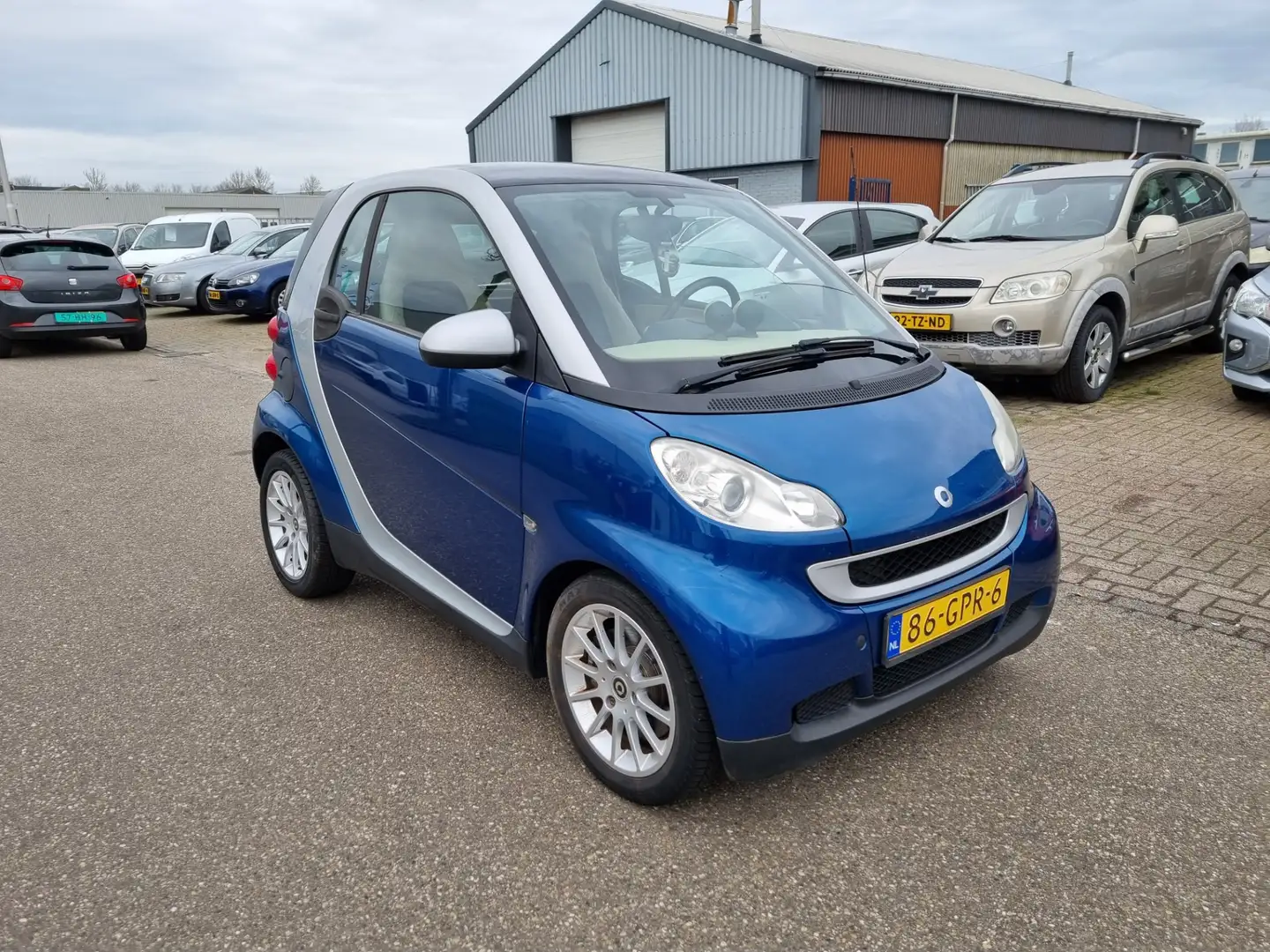smart forTwo coupé 1.0 mhd Passion Automaat! Airco! Bj:2008 NAP Szary - 2
