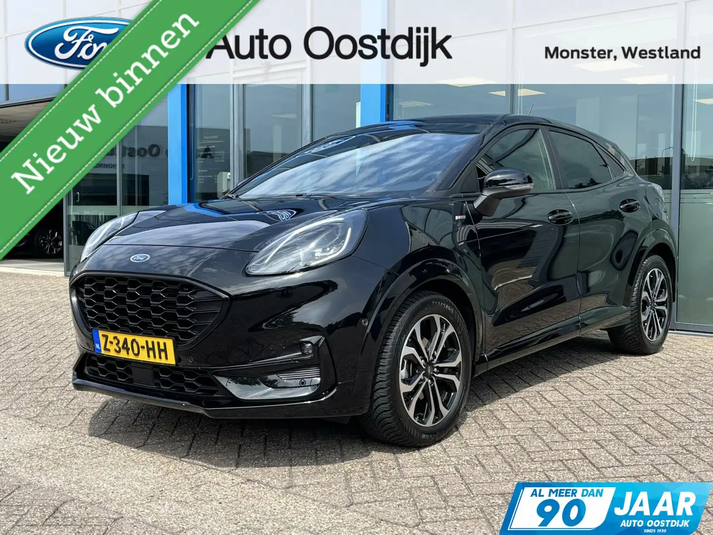 Ford Puma 1.0 EcoBoost Hybrid ST-Line 125PK Automaat Panodak Zwart - 1
