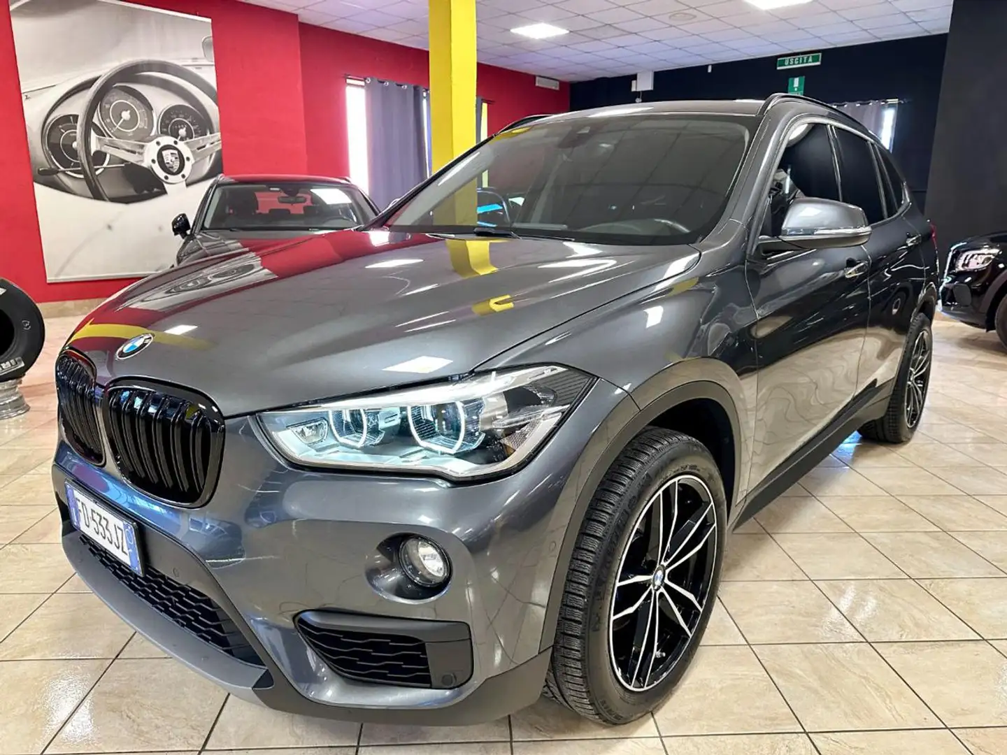 BMW X1 xDrive18d TETTO LED XENO NAVI GRANDE AUTOMATIC Grigio - 1