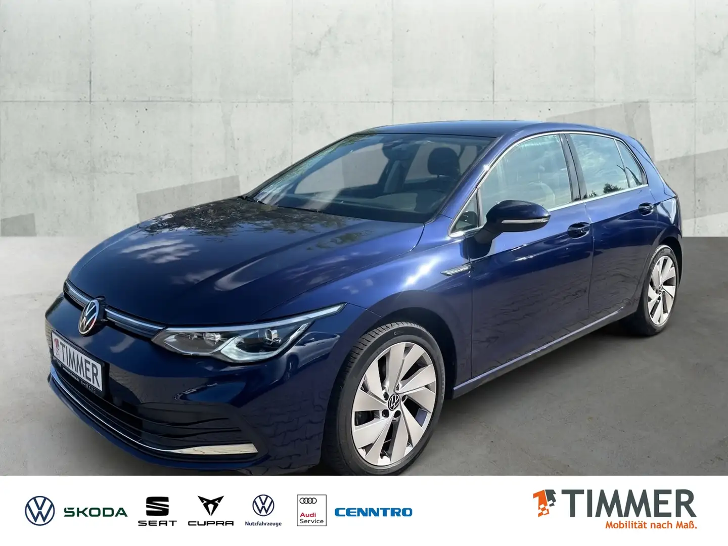 Volkswagen Golf VIII 1.5 TSI STYLE *LED *ACC *RKAM *APP *SHZ *CLI Blu/Azzurro - 1