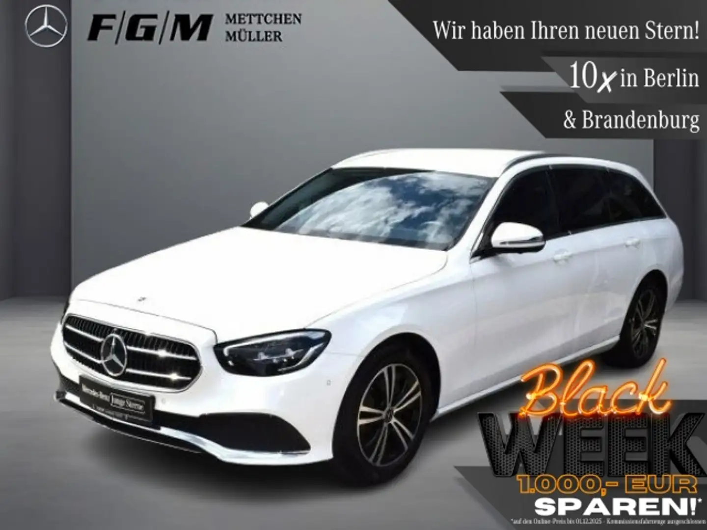 Mercedes-Benz E 200 d T Avantgarde TWA|360|Sitzhz|Standhz. Weiß - 1