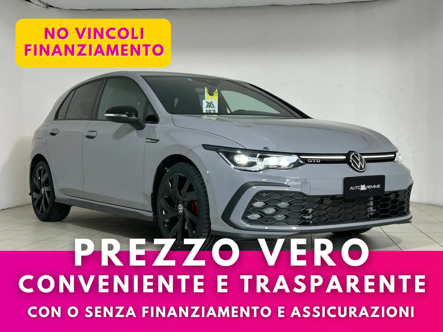 Volkswagen Golf GTD 2.0 200cv dsg + Fari matrix + retrocamera Grigio - 1