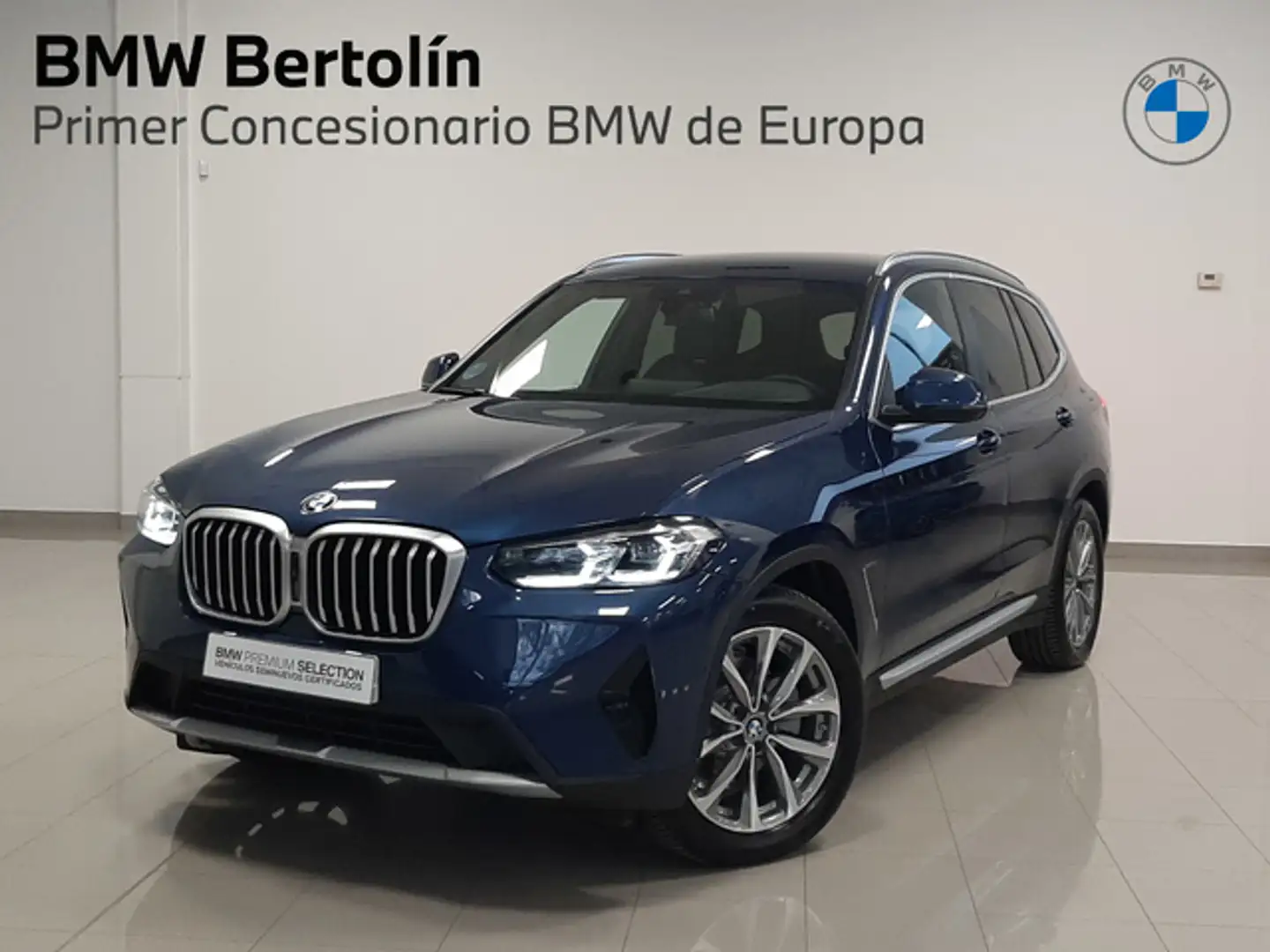 BMW X3 xDrive 20dA xLine Bleu - 1