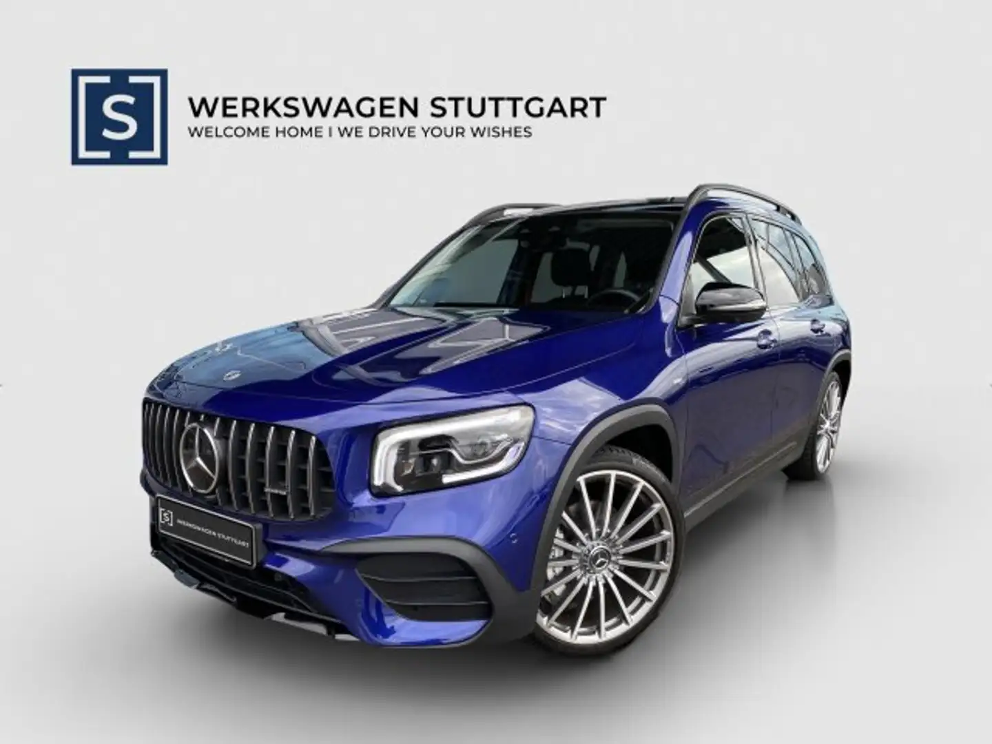 Mercedes-Benz GLB 35 AMG GLB 35 AMG 4M Distr Pano AHK Burm Keyl MLed Memo Bleu - 1