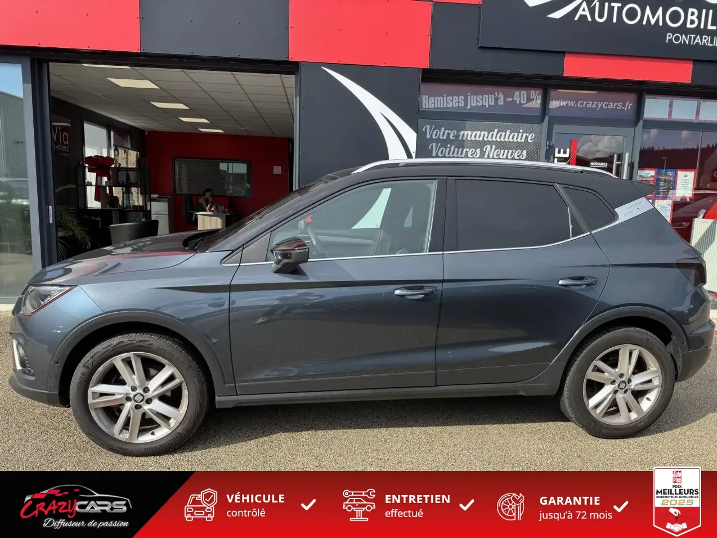 SEAT Arona FR 1.5 TSI 150 DSG 7 - CAM - VIRTUAL COCKPIT Gris - 2
